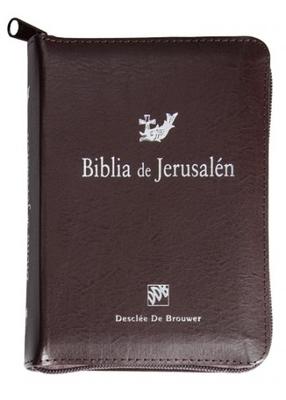 BIBLIA DE  JERUSALEN MOD 3 BOLSILLO CON CREMALLERA