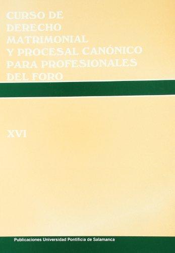 Curso De Derecho Matrimonial Y Procesal Canonico P
