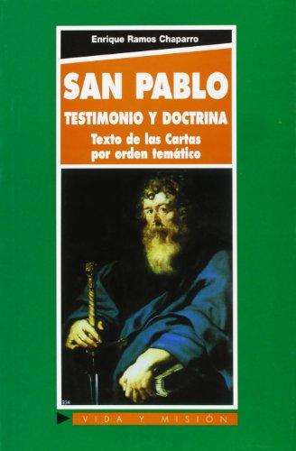 SAN PABLO TESTIMONIO Y DOCTRINA 140 Texto De Las C